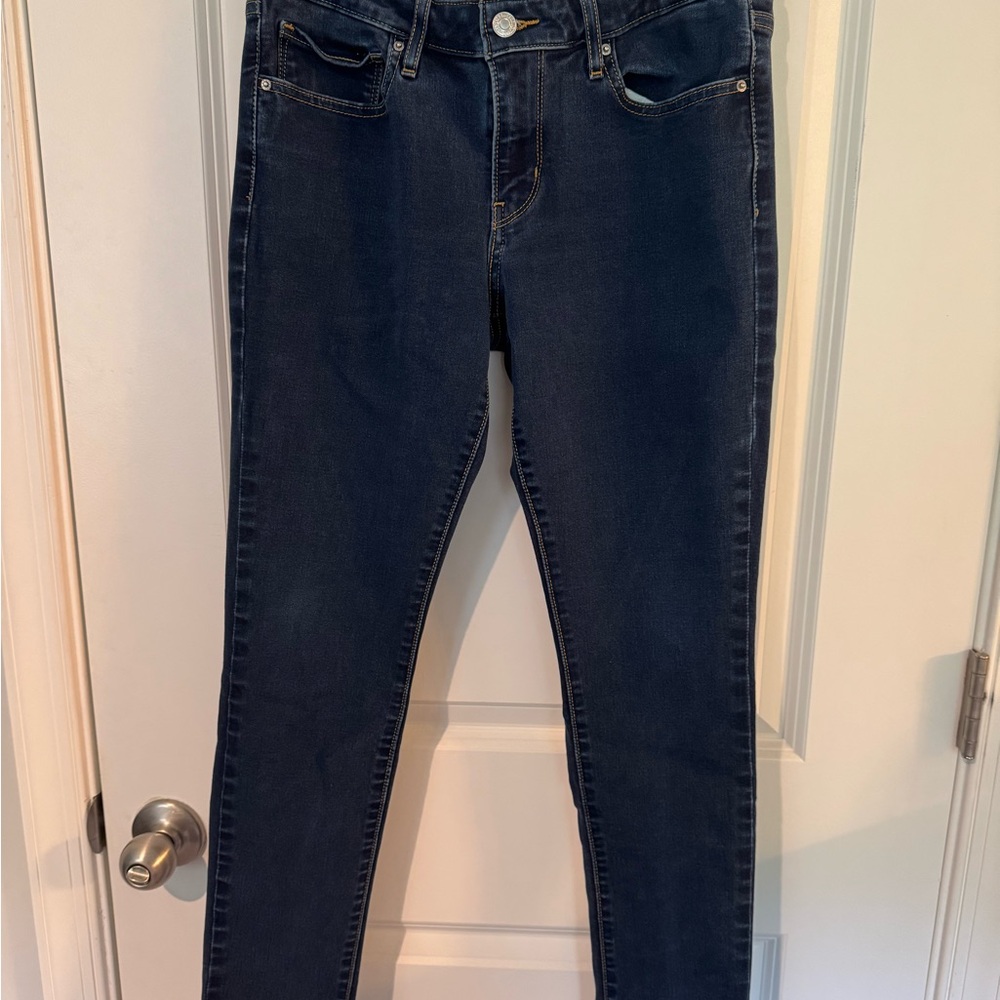 Levi's Blue Skinny Jeans Stretchy Denim